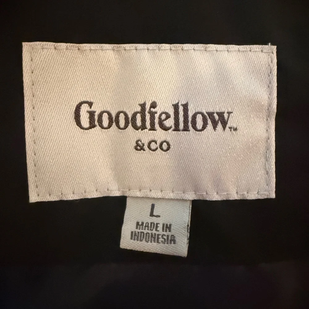 Goodfellow & Co Men's Black Puffer Vest-Size Large-Like New